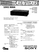 Sony TC-RX70ES - Service Manual 